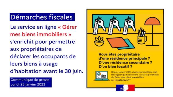 impôts ; gérer mes biens immobiliers