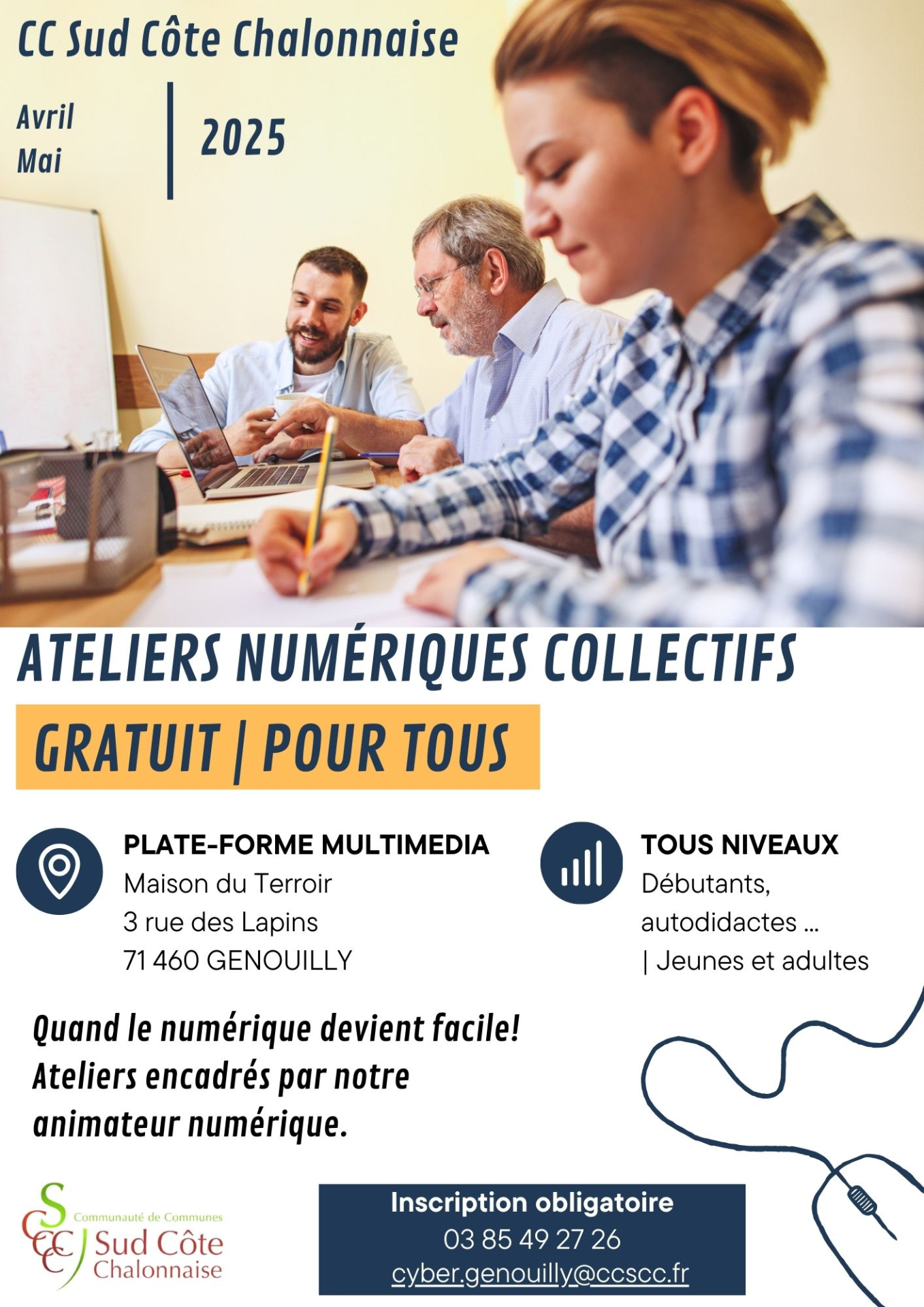 Ateliers collectifs plate-forme multimédia avril mai 2025