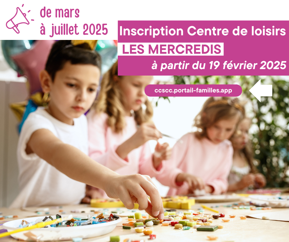 Inscription centre de loisirs les mercredis